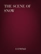 The Scene of Snow SATB choral sheet music cover